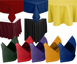 Linens, Cloth & Tabletop Materials